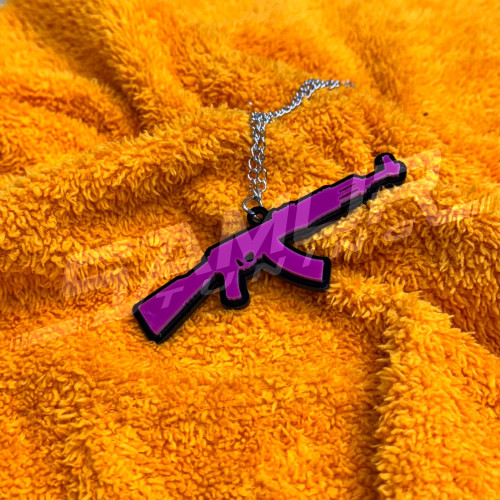 AK-47 Pembe Ayna Süsü