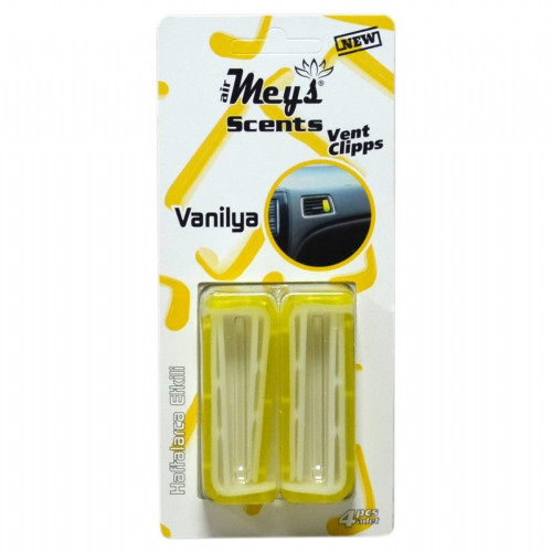 Meys Vent Clipps Havalandırma Koku Mango (Sarı)